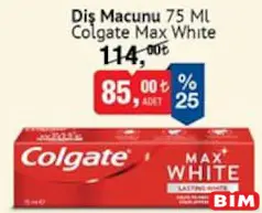 COLGATE MAX WHİTE DİŞ MACUNU 75 ML